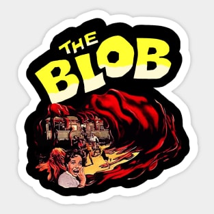 THE BLOB Retro Cult Classic Horror Fan Art Sticker